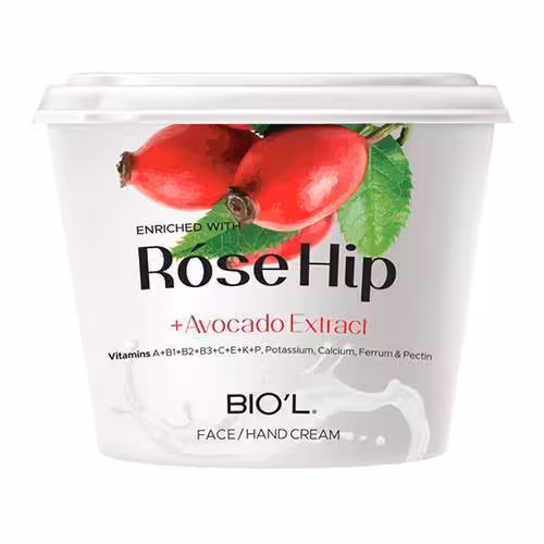 کرم مرطوب کننده دست و صورت حاوی عصاره رز هیپ و آووکادو بیول