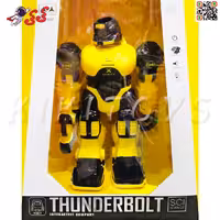 اسباب بازی ربات موزیکال و راهرو زرد THUNDEROBOLT 607