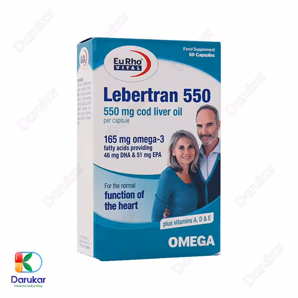 کپسول لبرترن 550 یوروویتال 60 عدد