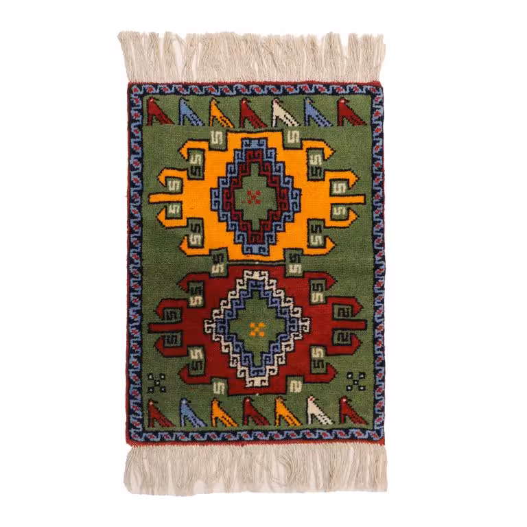 فرش دستباف نیم متری مدل خراسان کد 4020622