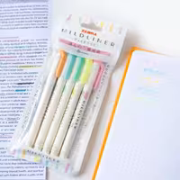 پک صورتی هایلایتر بسته ای MILDLINER زبرا (Zebra)