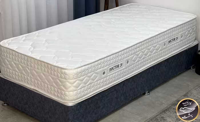 تشک طبی فنری متصل دو نفره سایز 180x200 سانتی متر (بدون مموری فوم)