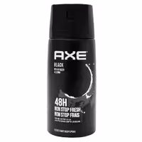 اسپری بدن دئودورانت مردانه آکس مدل Black حجم 150 میل