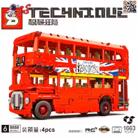 لگو ساختنی اتوبوس دوطبقه قرمز لندن برند اس وای SY8850