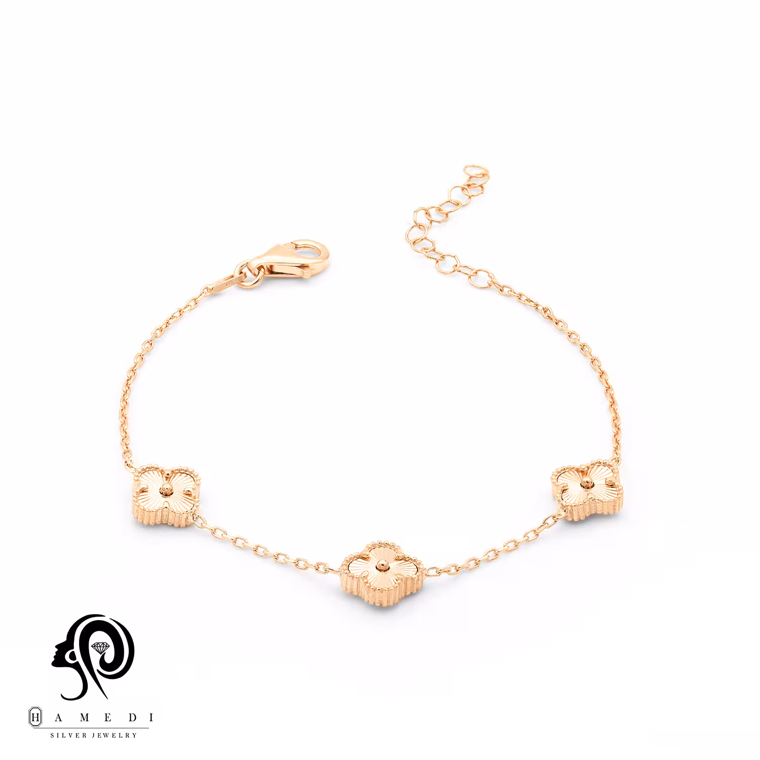 دستبند ونکلیف نقره زنانه مجلسی مدل BEC T2 R