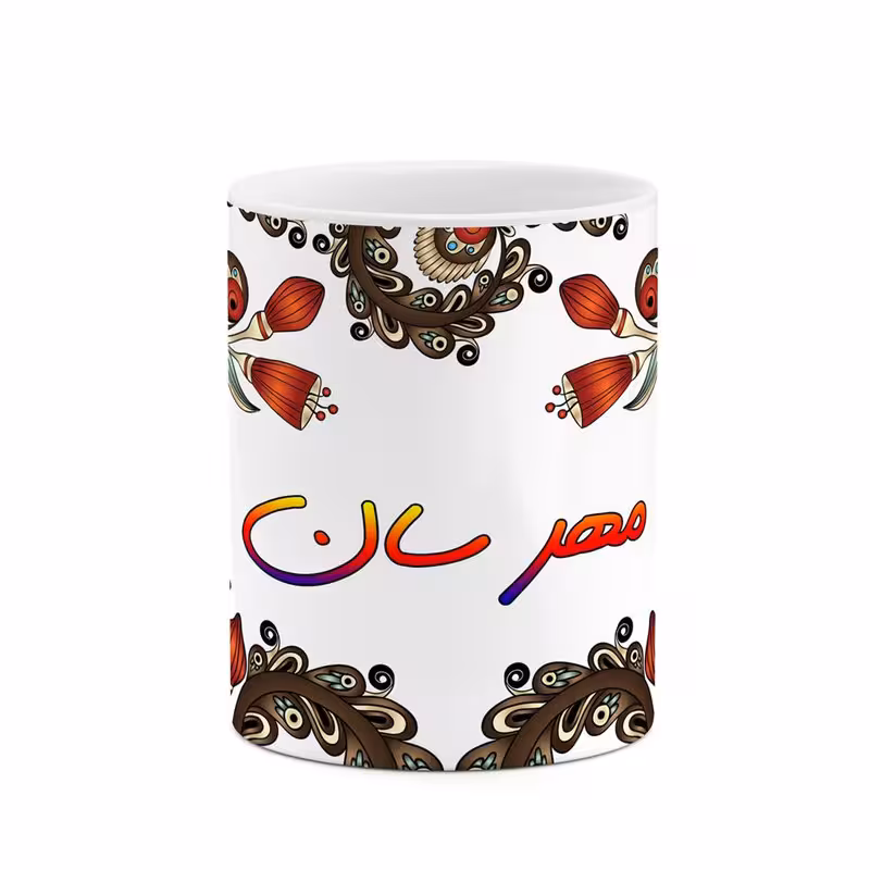 ماگ   اسم مهر سان  سنتی گل و بته کد mgh47708