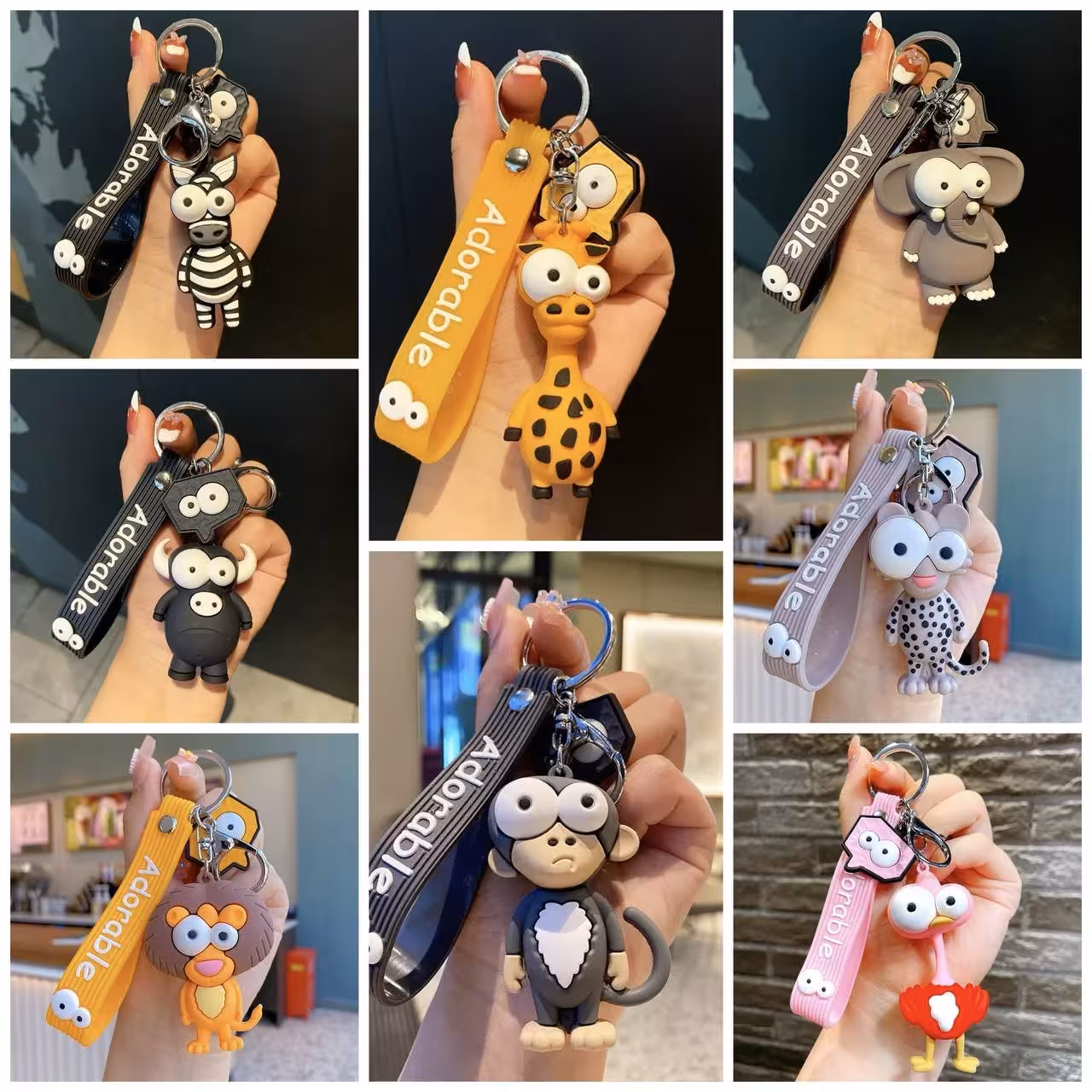 جاکلیدی animal keychain