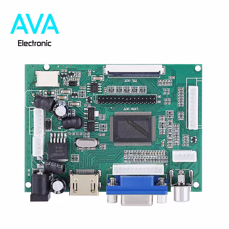 برد درایور LCD های 7 الی 10٫1 اینچ با ورودی HDMI / VGA / AV