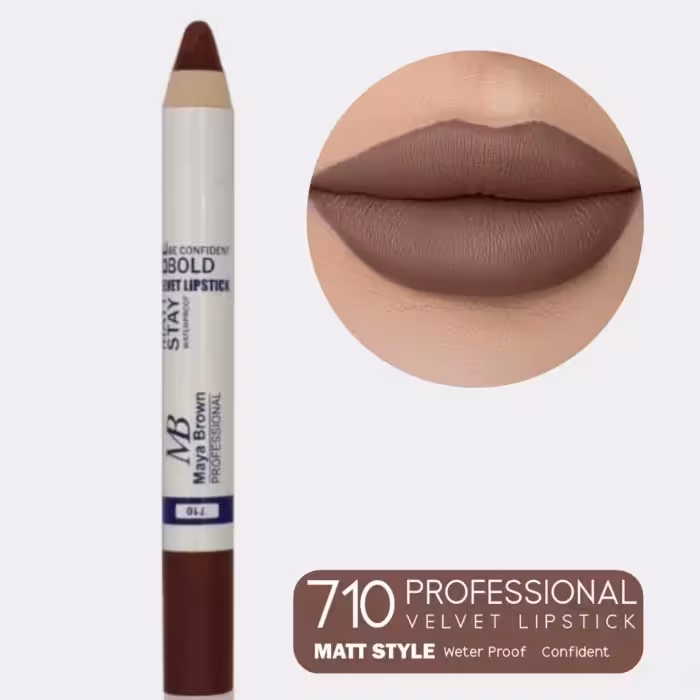 رژ لب مدادی مایا براون 710 Maya Brown