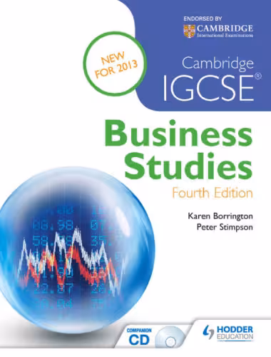 خرید و دانلود نسخه کامل کتاب Cambridge IGCSE Business Studies
