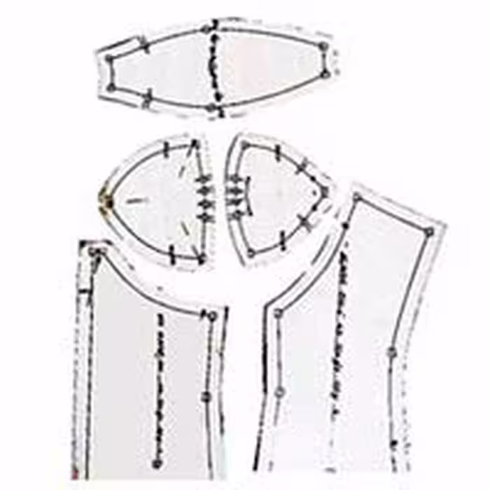 پک کامل الگوی دکلته عینکی