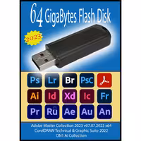 فلش نرم افزار CorelDraw - Adobe Master Collection 2023 - ON1 AI