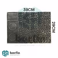 مت بار سیلیکونی طرح دار با ابعاد 30 در 40 سانتی‌متر