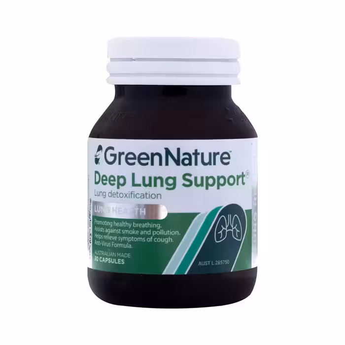 کپسول دیپ لانگ ساپورت گرین نیچر 30عدد | Green Nature Deep Lung Support