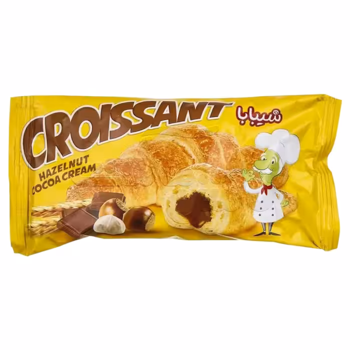 کروسان فندقی شیبابا – 50 گرم