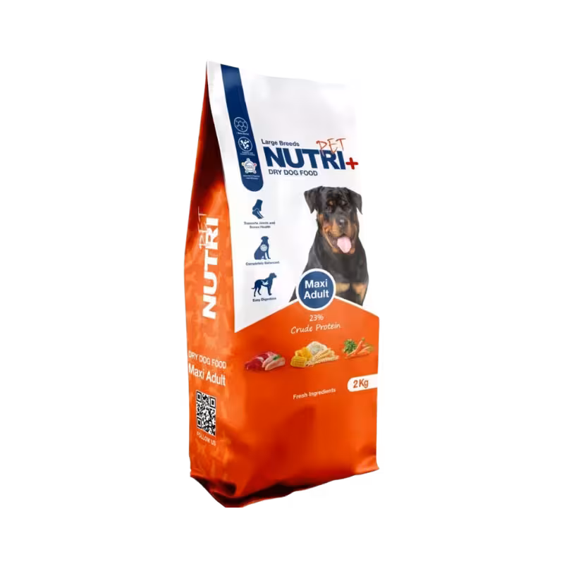 غذای خشک سگ بالغ نژاد بزرگ برند Nutri نوتری پلاس 2 کیلویی