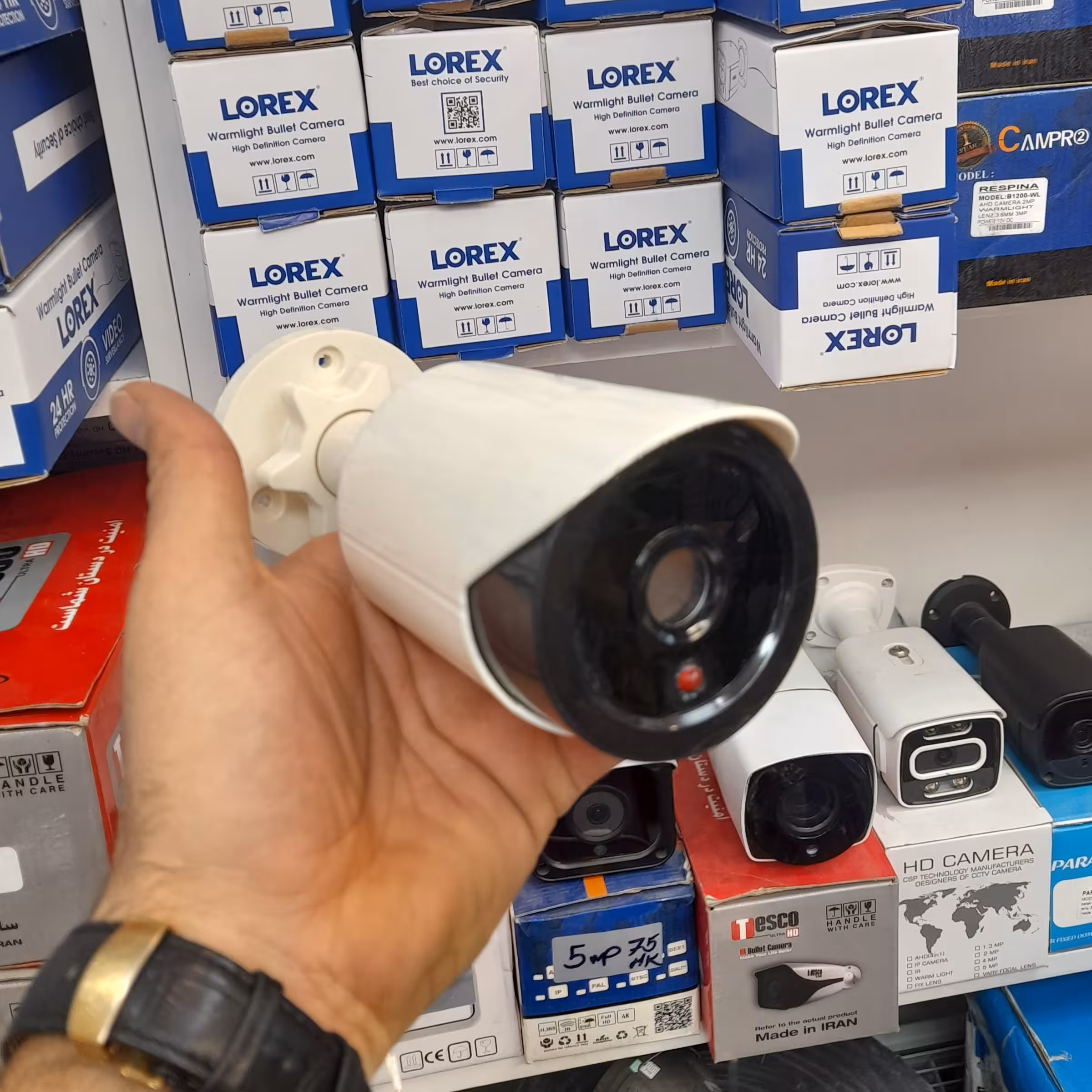 ماکت  دوربین چراغ دار