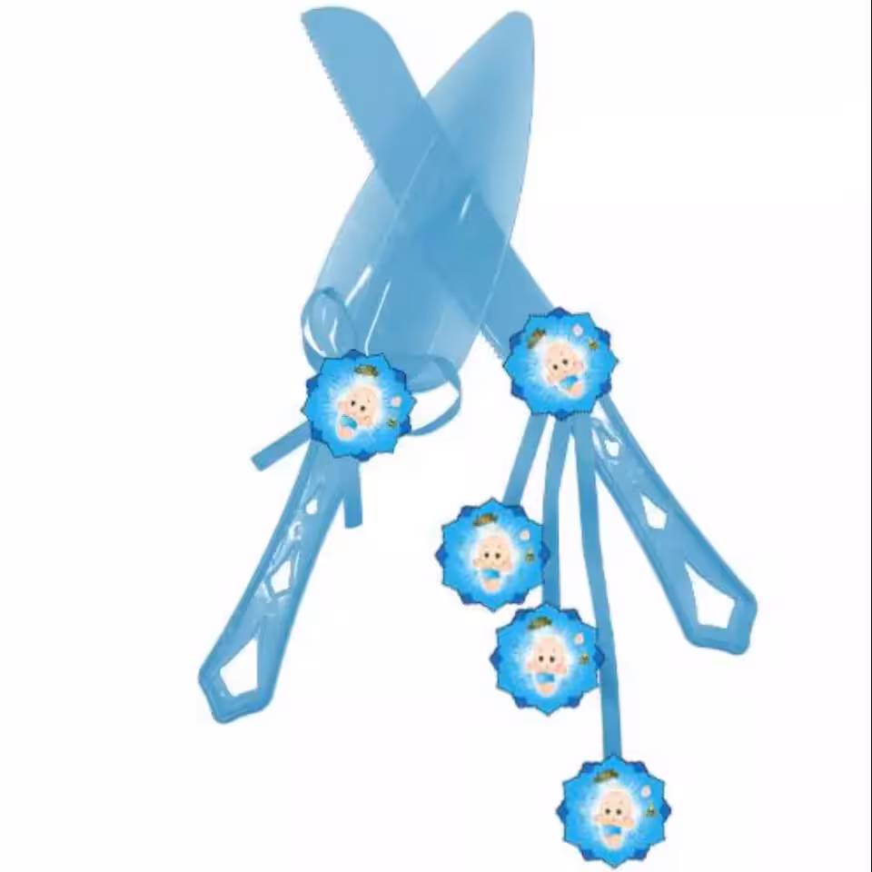 تم تولد کارد و کفگیر کیک بری تم بی بی پسر