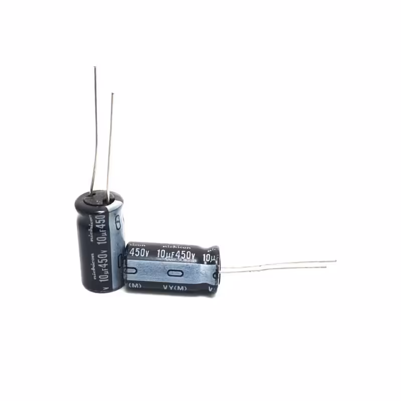 خازن الکترولیت 10 میکرو فاراد 450 ولت NICHICON