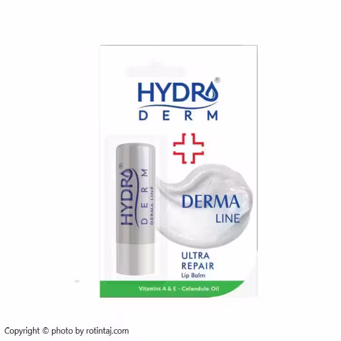 بالم نرم‌کننده و التیام‌بخش لب هیدرودرم مدل DERMA LINE