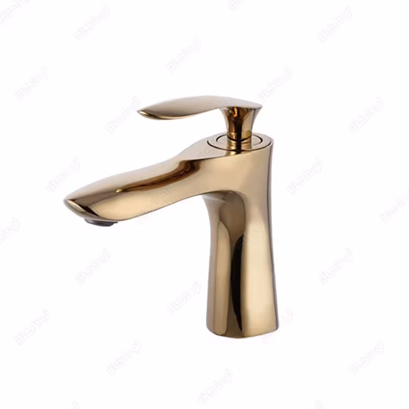 شیر روشویی اوج مدل الگانت طلا مات