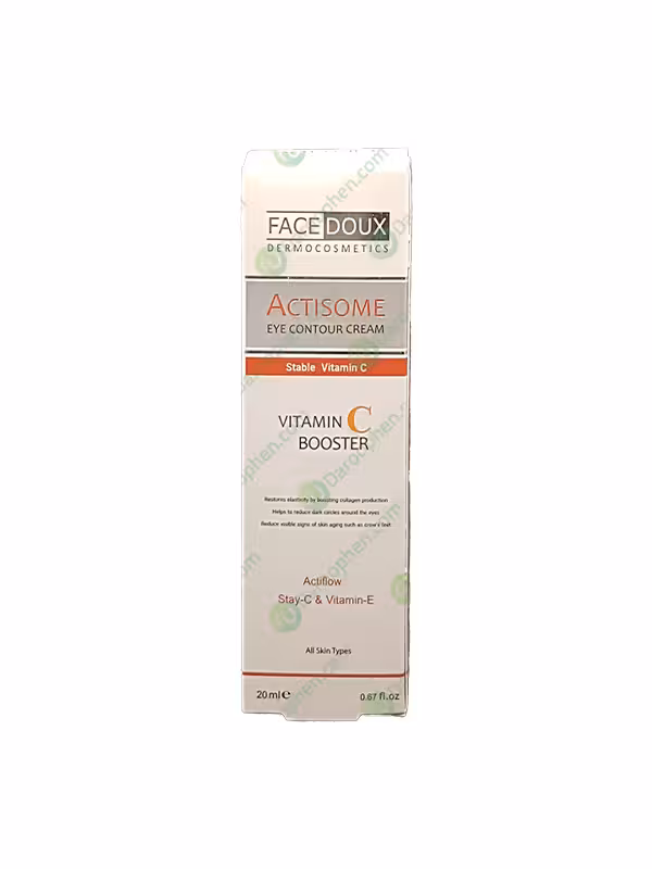 کرم دور چشم اکتیزوم حاوی ویتامین سی فیس دوکس – face doux Actisome Eye Contour Cream With Vitamin C