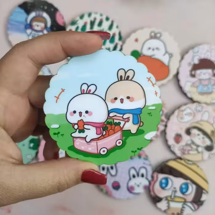 آینه کیفی فانتزی چوبی کیفیت عالی با 50 نوع تنوع عکس