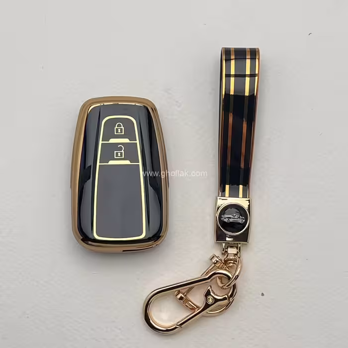 کاور ریموت تویوتا سی اچ ار  و لوین بنزینی طرح براق با بند ست