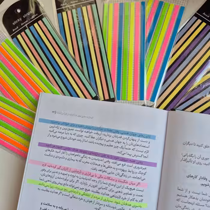 هایلایتر چسبی نواری ( استیک نوت هایلایتری)