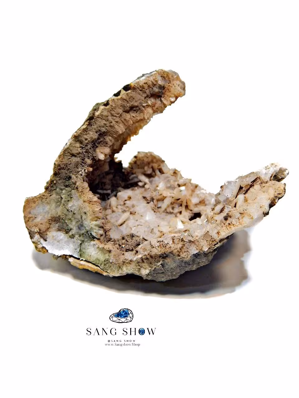 ژئود استیلبیت صخره ای نمونه استثنایی و اصل و معدنی S1265