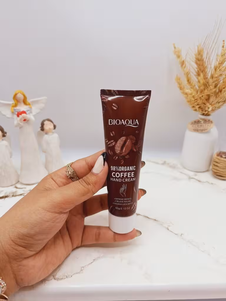 کرم دست قهوه ارگانیک حجم 60 گرم برند بیوآکوا کد 2124