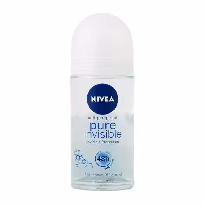 مام رول 48 ساعته pure invisible حجم 50 میل نیوآ - NIVEA