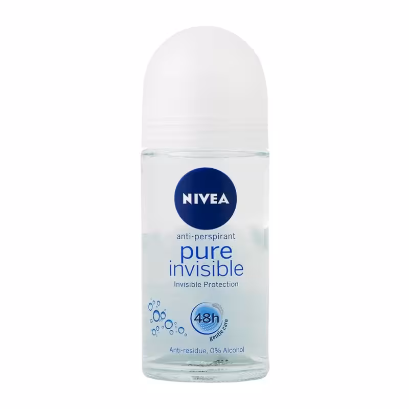 مام رول 48 ساعته pure invisible حجم 50 میل نیوآ - NIVEA