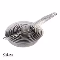 صافی دسته دار استیل (10 عددی)