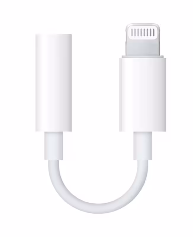 مبدل لایتنینگ به جک 3.5 میلی متری هدفون اپل | APPLE (اورجینال)