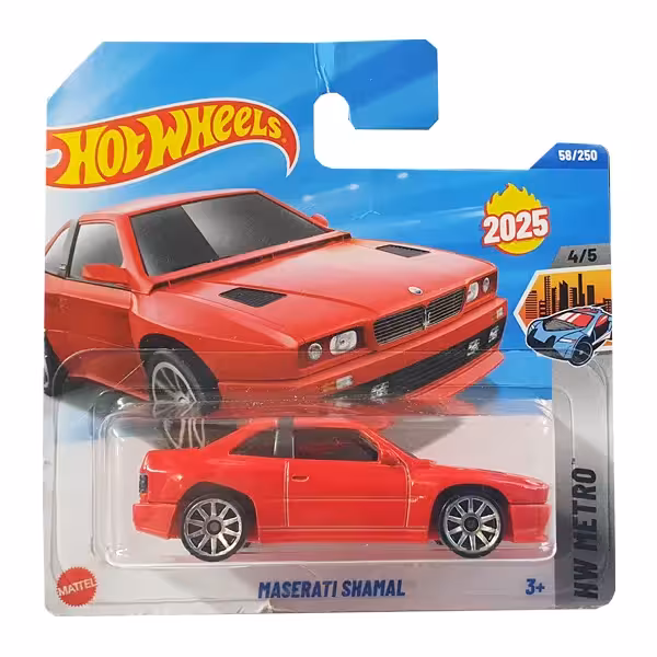 ماشین هات ویلز 2025 اصلی اوریجینال Hotwheels Maserati Shamal