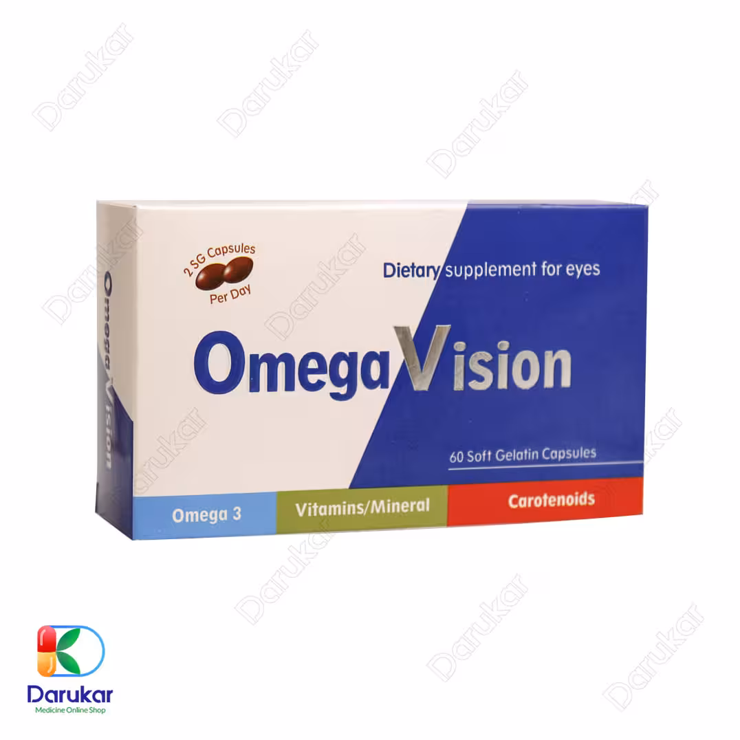 کپسول امگا ویژن دانا 60 عدد