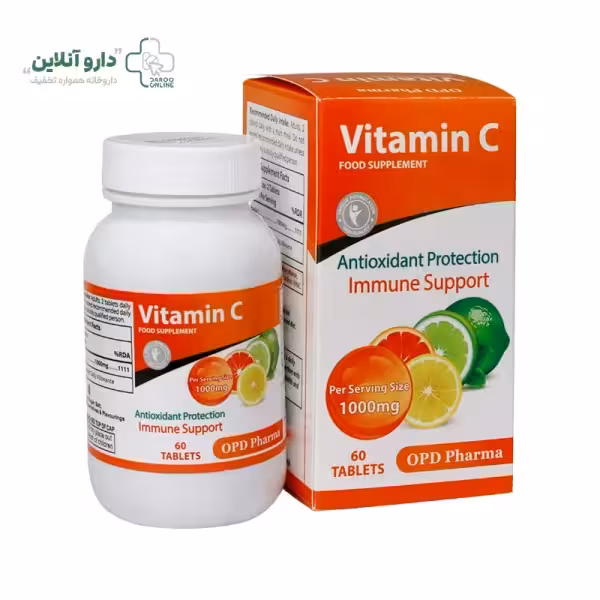 قرص ویتامین C او پی دی فارما 60 عددی