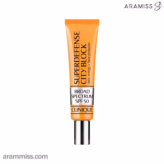 کرم ضد آفتاب سوپر دیفنس سیتی بلوک SPF 50 کلینیک
