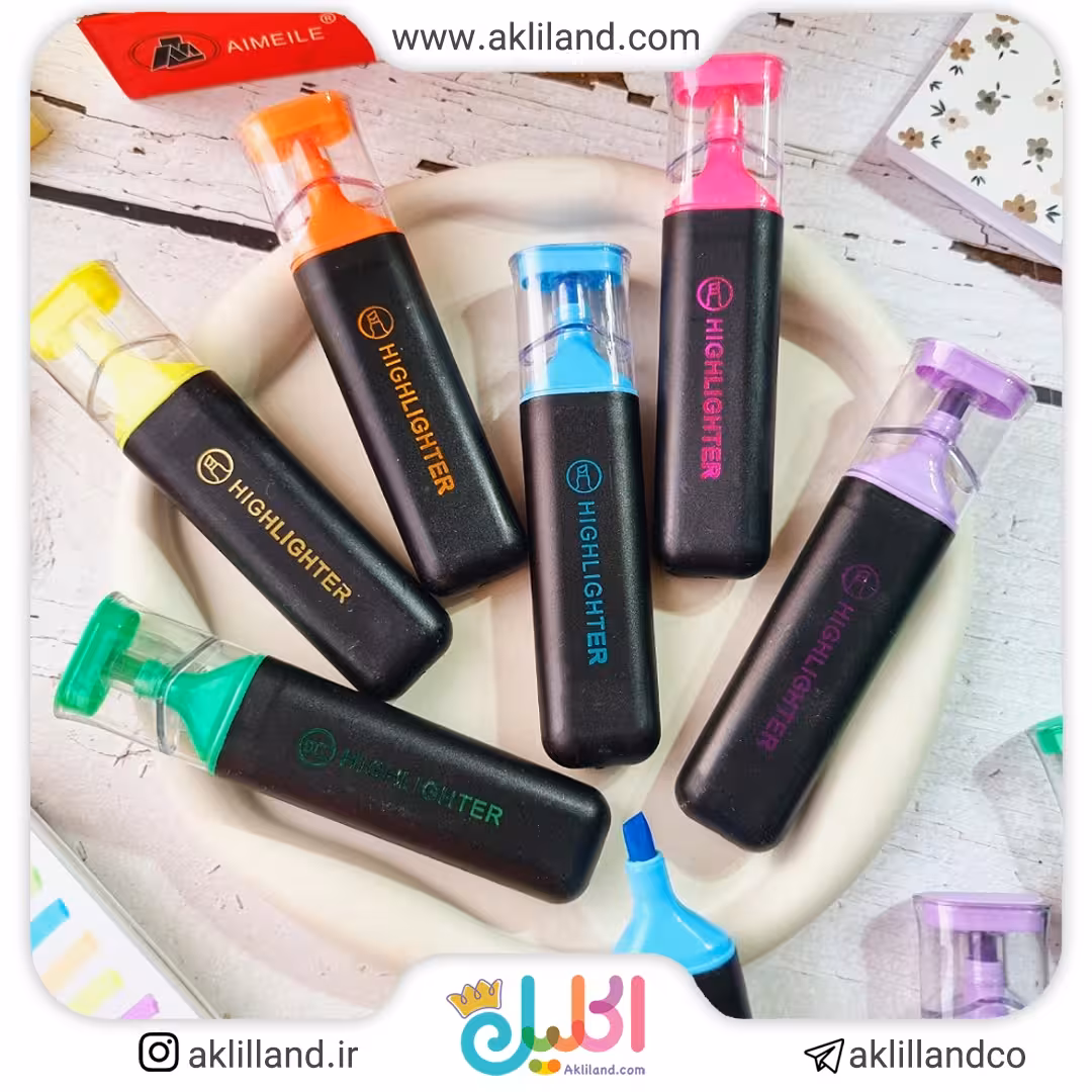 هایلایتر بدنه مشکی