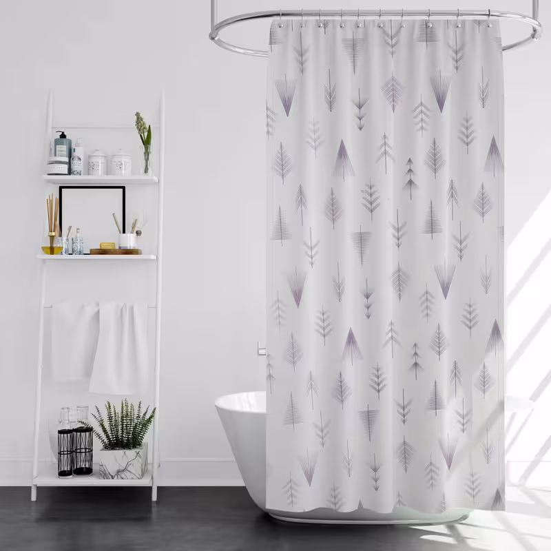 پرده حمام پیسو مدل BZ-52 سایز  180×200 سانتی متر | کالا مکس
