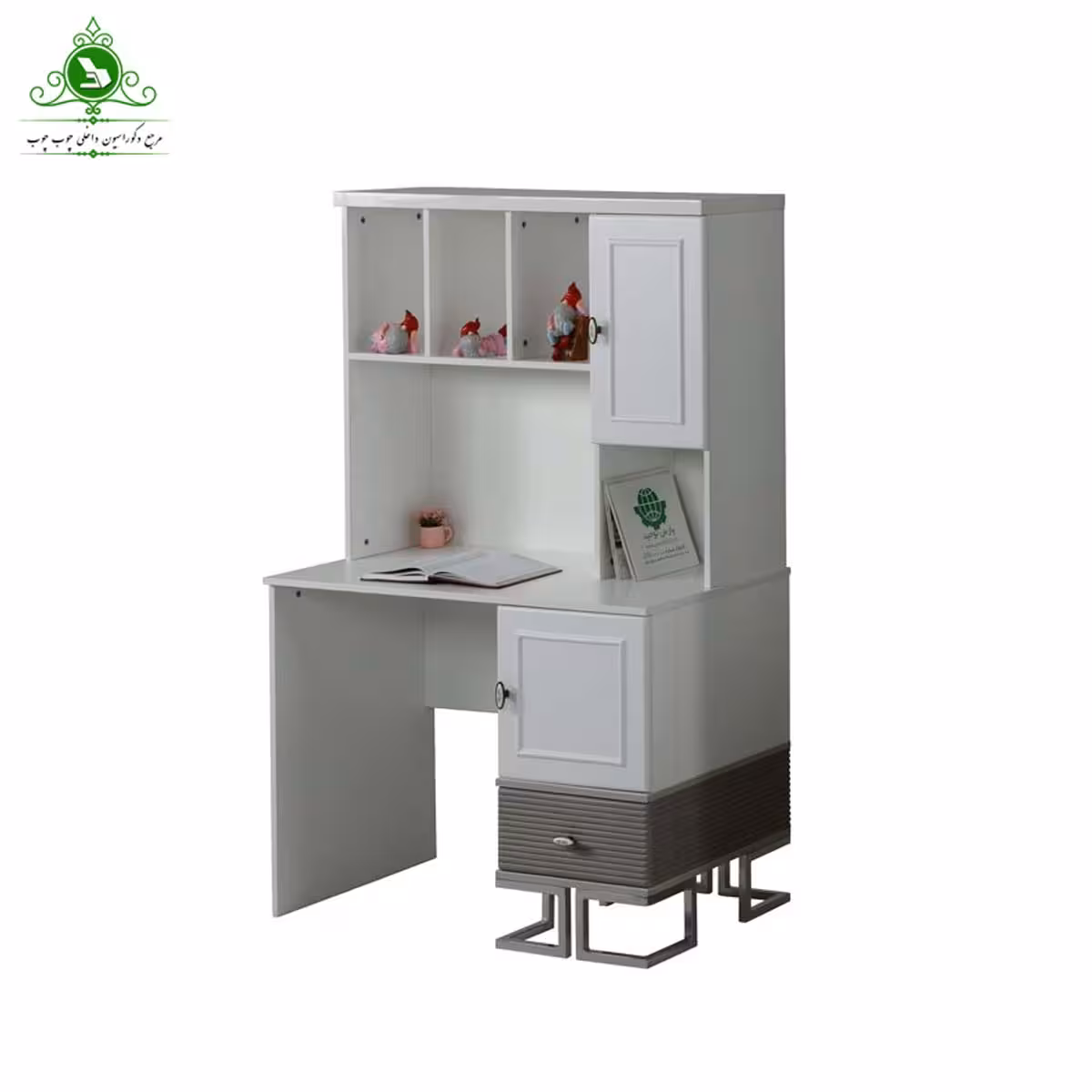 میز تحریر کتابخانه دار مدل ویستا