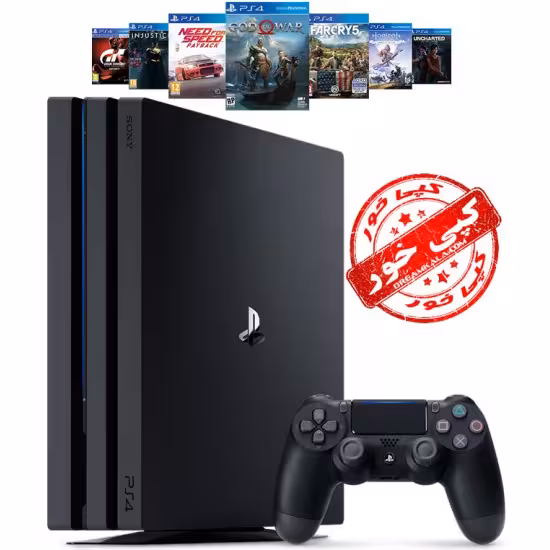 Ps4 pro 1tb کپی خور کارکرده در حد نو فول بازی انتخابی