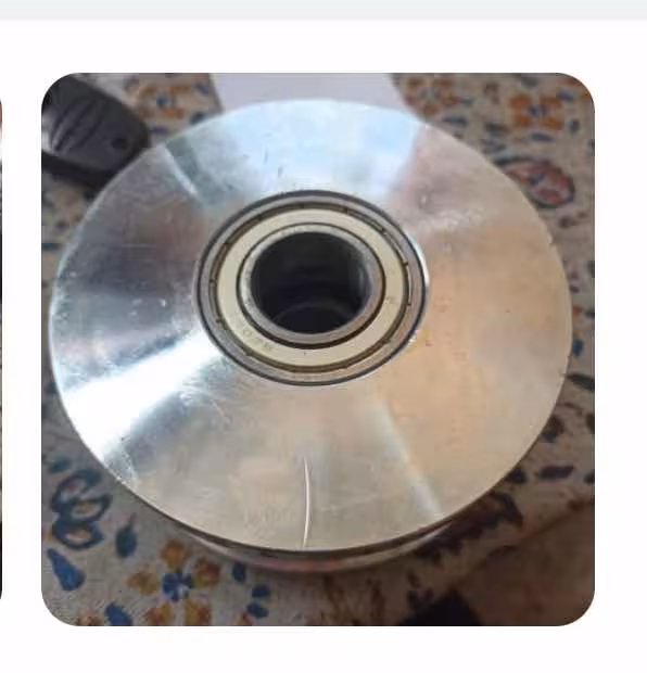قرقره 12 فولادی 120×50 میلی متر