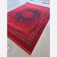 فرش قرمز 1200 شانه ماشینی کاشان 9متری طرح ژورف لاکی(باارسال رایگان)