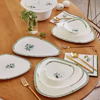 سرویس غذاخوری 62 پارچه 12 نفره برند کاراجا مدل Fine Pearl Extra Simone