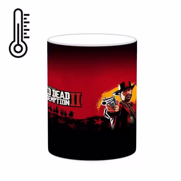 ماگ حرارتی   بازی رد دد Red Dead Redemption II کد mgh30053