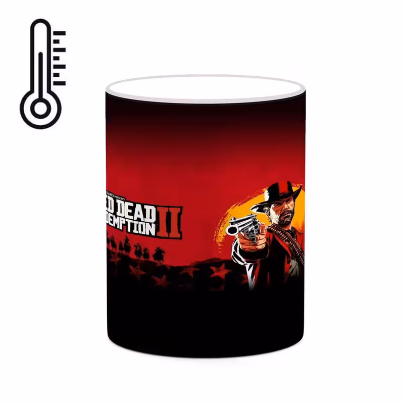 ماگ حرارتی   بازی رد دد Red Dead Redemption II کد mgh30053