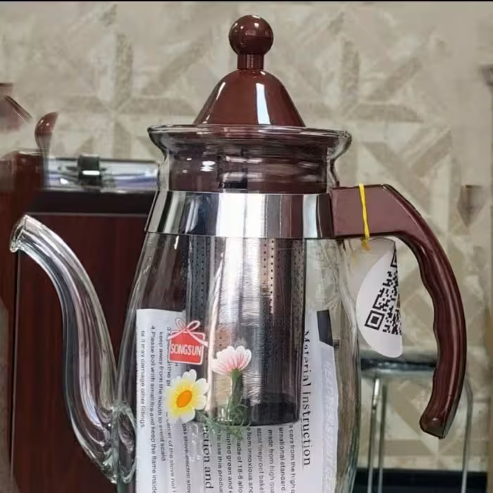 قوری پیرکس شعله مستقیم 1200میل به همراه ارسال رایگان 