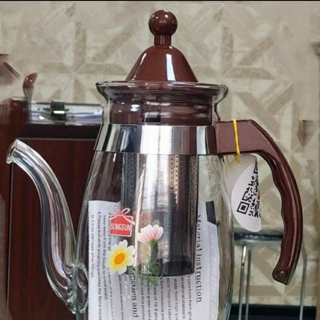 قوری پیرکس شعله مستقیم 1200میل به همراه ارسال رایگان